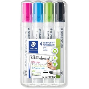 Lumocolor WB markers 2 mm, 4-pack doos Lumocolor WB markers 2 mm, 4-pack doos