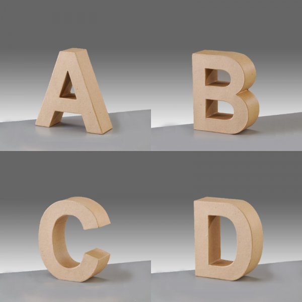 Letters - H 10 x D 3 cm