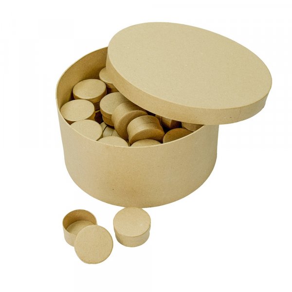 Ash winkeldisplay  24 x 12 cm - 51 stuks rond