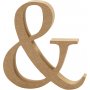 Houten bordje - &