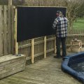 Klant imago Zonweringstof en decoratiestof Toldo Zwart - 160 cm