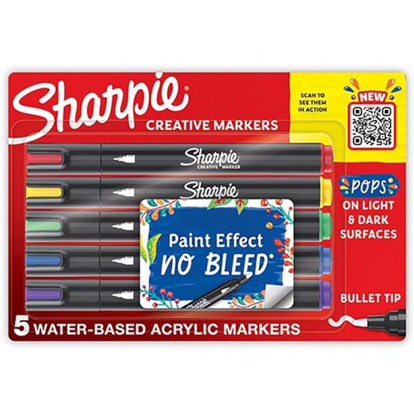 Sharpie AcrylicCreative Marker Bullet - Ongesorteerde kleuren
