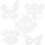 TeCH Me - kartonnen figuren - Dierenmaskers - 16 st