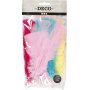 Dons op staaldraad - gemengde felle kleuren - 18 x 3 st