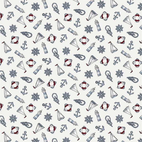Maritiem textielwasdoek wit