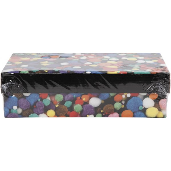 Pompons - gemengde kleuren - 200 g Pompons - gemengde kleuren - 200 g