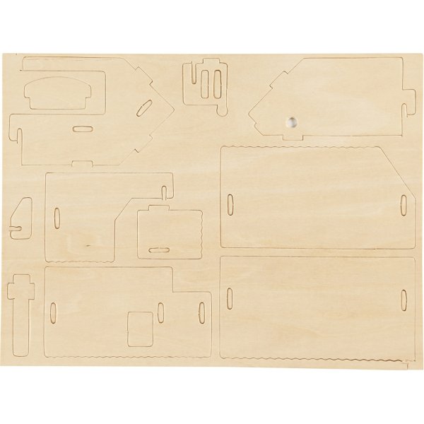 3D-bouwfiguur - Huis met terras 3D-bouwfiguur - Huis met terras