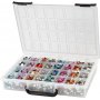 Strasstenen - gemengde kleuren - 6-16 mm - 32 x 360 st