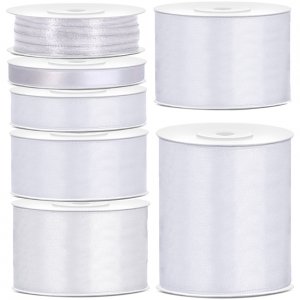 Satijnen lint - 25 m - Wit Satijnen lint - 25 m - Wit