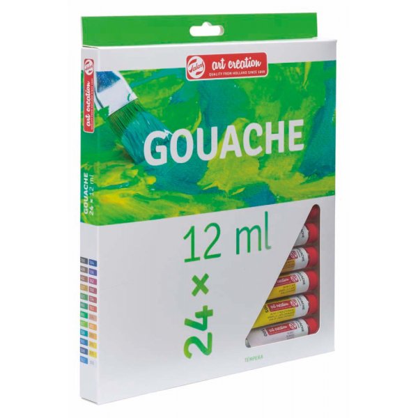 Gouachekleuren Art Creation 12 ml - 24 kleuren