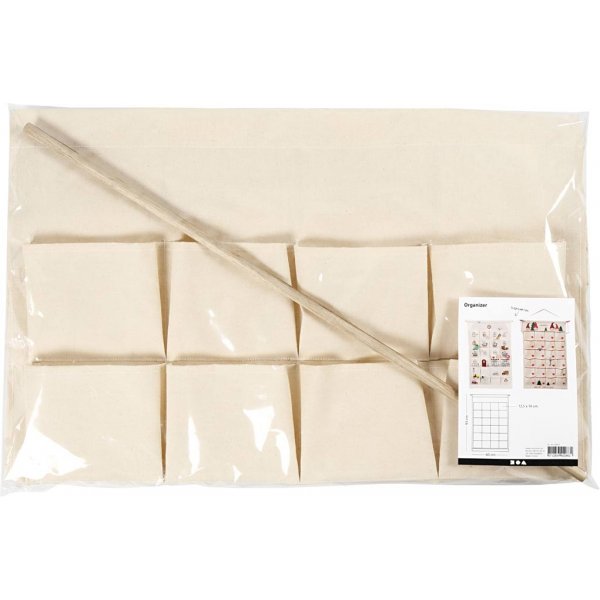 Hanger met 24 zakken Hanger met 24 zakken