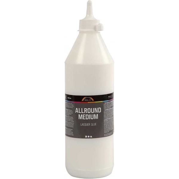 Lijmvernis allround medium - 1000 ml Lijmvernis allround medium - 1000 ml