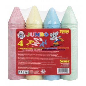 Straatkrijtjes - Jumbo 4 stuks