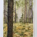 Klant imago Aquarelblok Gelijmd Ruw bos Bogen 300g - A4