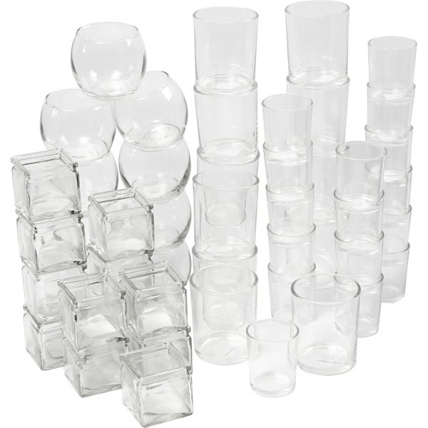 Knutselset - Kaarsenhouder met porseleinstift Knutselset - Kaarsenhouder met porseleinstift