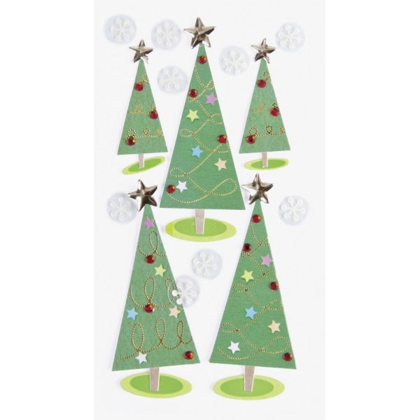 Stickermix - Kerstbomen
