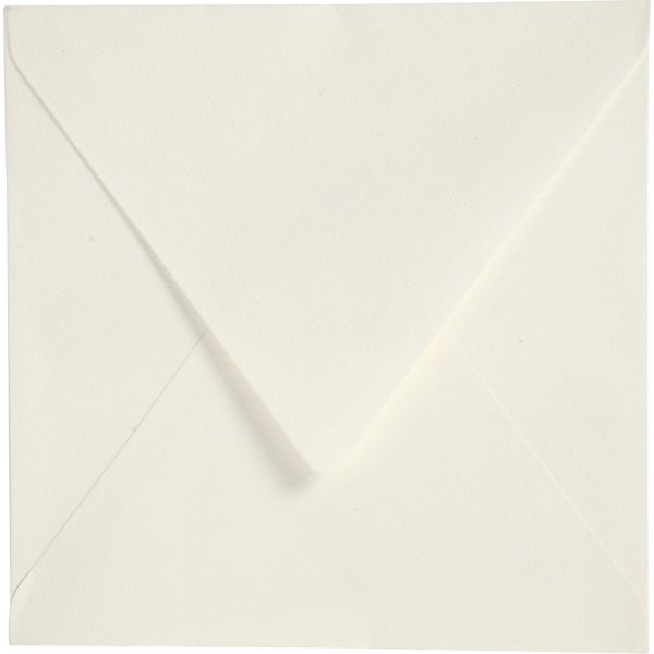 Envelop - gebroken wit - 16 x 16 cm - 50 st Envelop - gebroken wit - 16 x 16 cm - 50 st