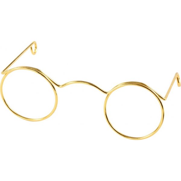 Brillen - goud - 60 mm - 10 st