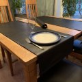 Klant imago Imitatie nappaleer Zwart - 140 cm