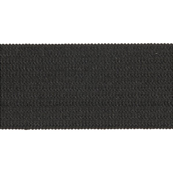 Elastiek - zwart - 25 m