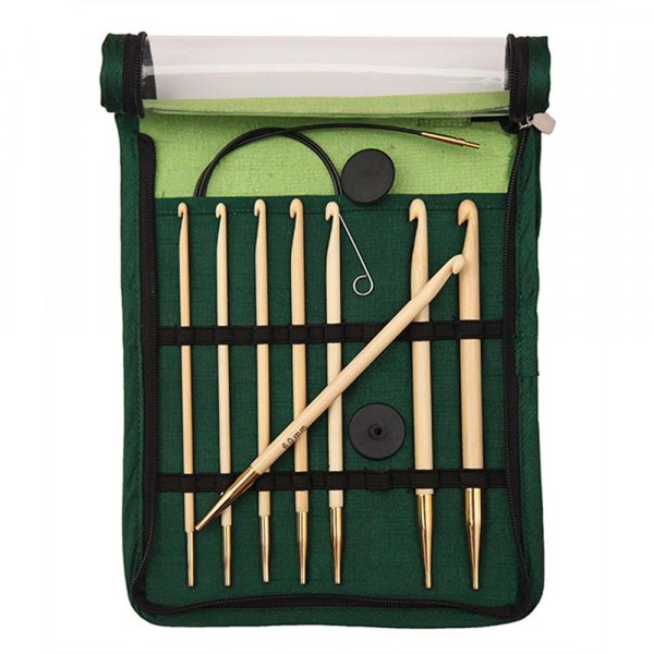 Breiset Bamboo - Tunesische haaknaalden en eindnaalden 3,50-8,00 mm