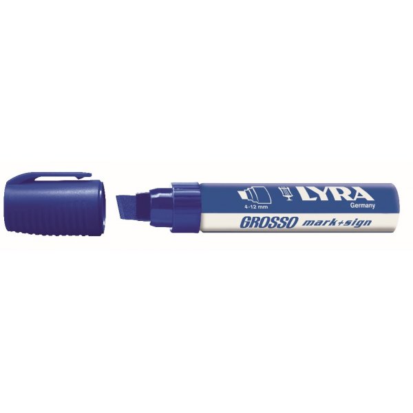 Permanente marker Mark&Sign 4-12 mm - Blauw