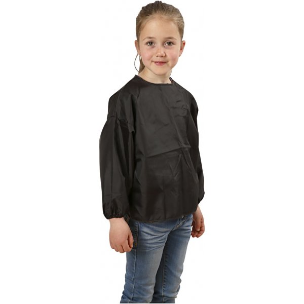 Schildersschort - zwart - 4-6 jaar