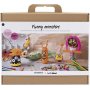 Maxi DIY Mix Grappige Monsters, gemengde kleuren