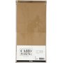 Kaarten en enveloppen - naturel 16 x 16 cm - 50 sets