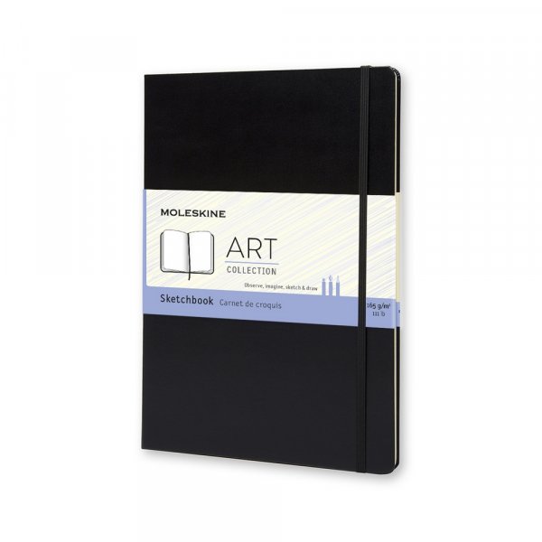 Folio Art Schetsboek Zwart Glad Harde kaft