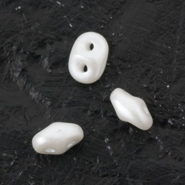 Glaswaskralen 2,5x5 mm Wit - 75 st
