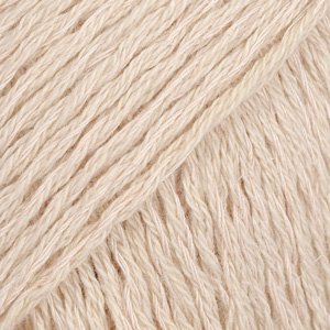 DROPS Belle Uni Colour garen - 50g - Lichtbeige (03)