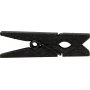Mini wasknijper - zwart - 20 st