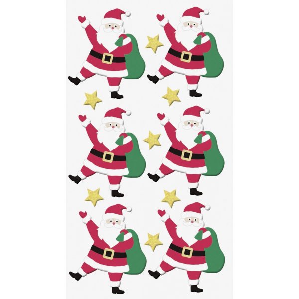Stickermix - Kerstmannen
