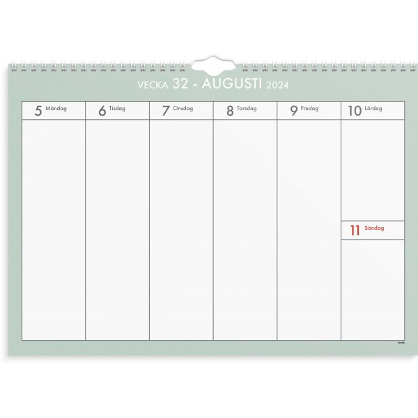 Wandkalender 24/25 - Weekplan Wandkalender 24/25 - Weekplan