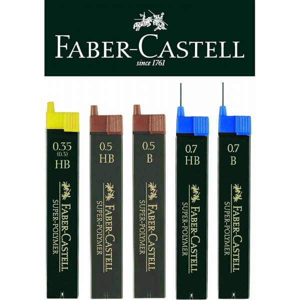 Stift Faber-Castell Superpolymeer HB - Verschillende diktes