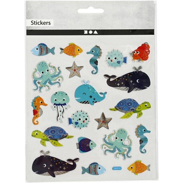Stickers - zeedieren Stickers - zeedieren