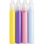 Lichtpennen - Lichtblauw, lichtroze, paars, geel - 4 x 30 ml