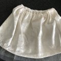 Klant imago Geplette fluwelen Champagne - 145 cm