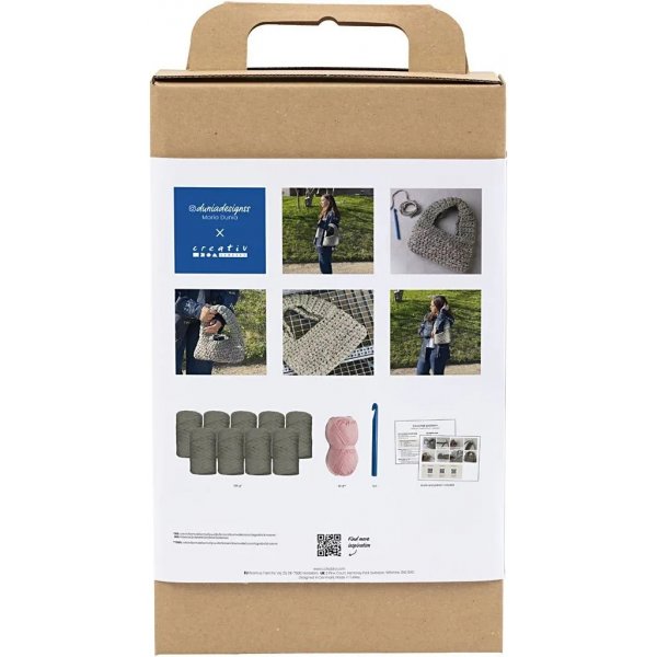DIY Kit Haken, olijfgroen, Stevige tas DIY Kit Haken, olijfgroen, Stevige tas