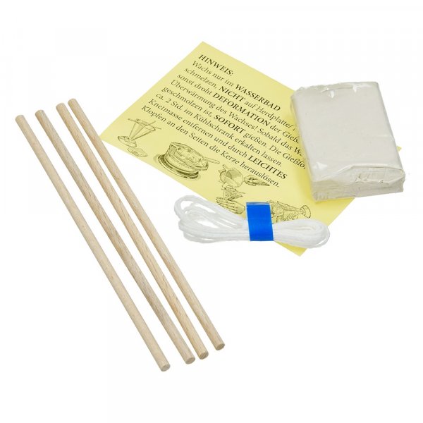 Accessoires voor het gieten van kaarsen - 6-pack.
