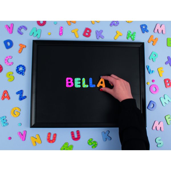 Magnetische letters met patroon 60 st