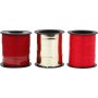 Cadeaukoord - goud - rood - rood - 3 x 15 m