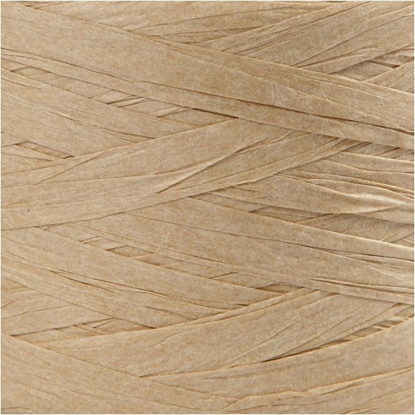 Raffia Papiergaren - zand - 100 m Raffia Papiergaren - zand - 100 m