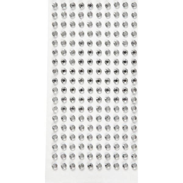 Strasstenen - zilver - 5 mm - 144 st