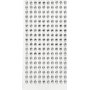 Strasstenen - zilver - 5 mm - 144 st