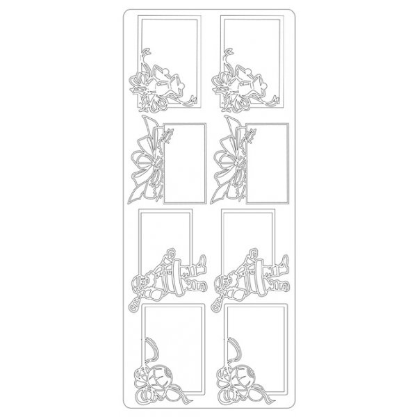 Peel off's - Kerstadres Peel off's - Kerstadres