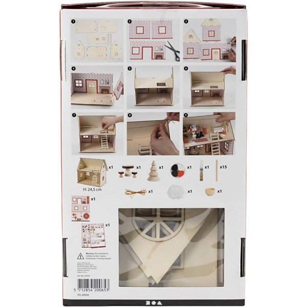 De materialenset voor de deur van de elf - huis