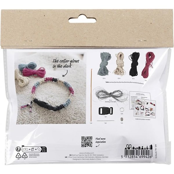 Mini DIY Kit Haken, Hondenhalsband Mini DIY Kit Haken, Hondenhalsband
