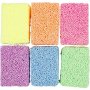 Zacht schuim - neonkleuren - 6 x 10 gr
